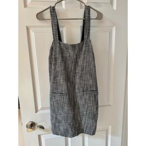 Abercrombie & Fitch Houndstooth Mini Jumper Dress